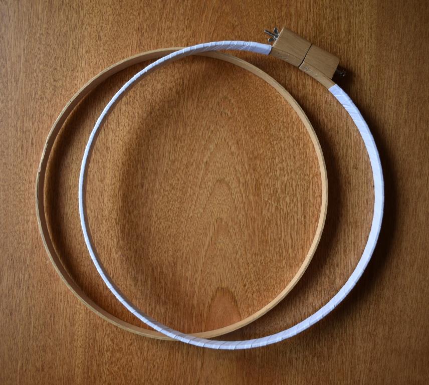 Barnett's Laptop Hoops Unique lap frames made for hand quilting